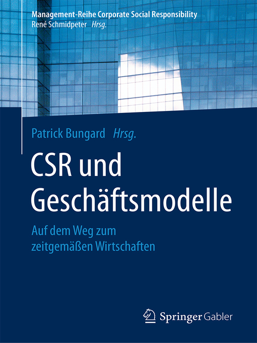 Title details for CSR und Geschäftsmodelle by Patrick Bungard - Available